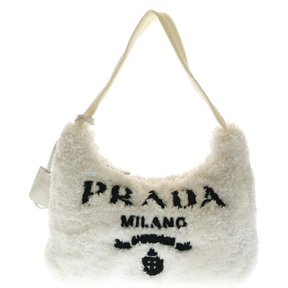 Prada Handbags - PRADA Edition Shoulder Bag White Fur